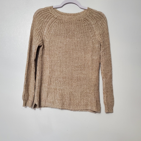 Faded Glory Sweaters Yellow Creme Knit Sweater - Picture 2 of 10